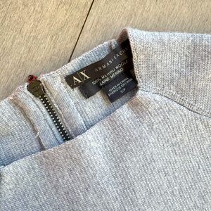 Armani exchange A line merino wool dress